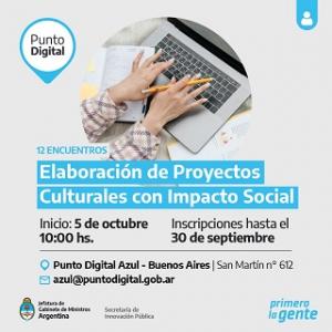 Curso de Elaboración de Proyectos Culturales con Impacto Social